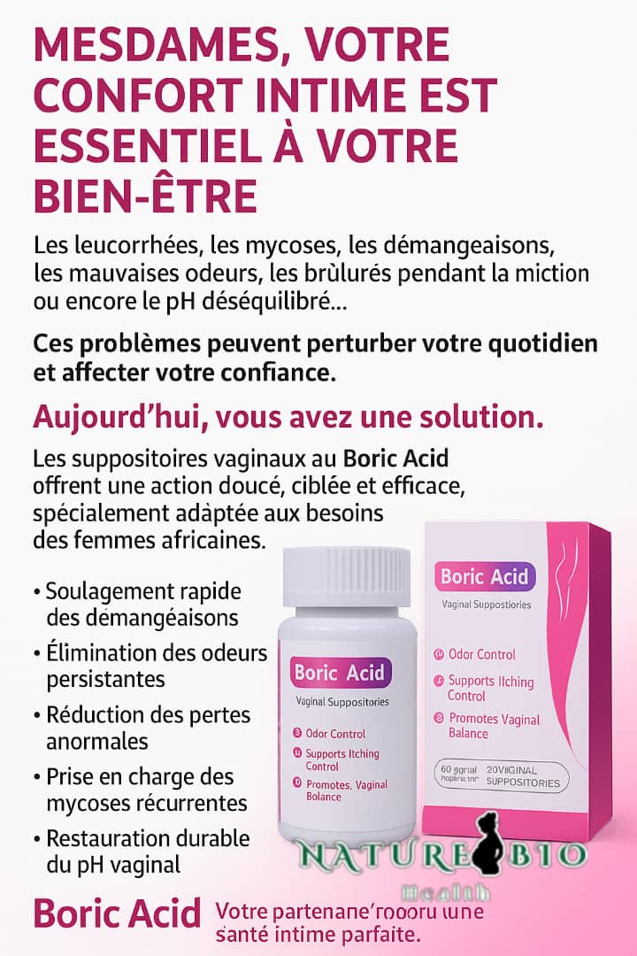 ACIDE BORIQUE – OVULES VAGINAUX