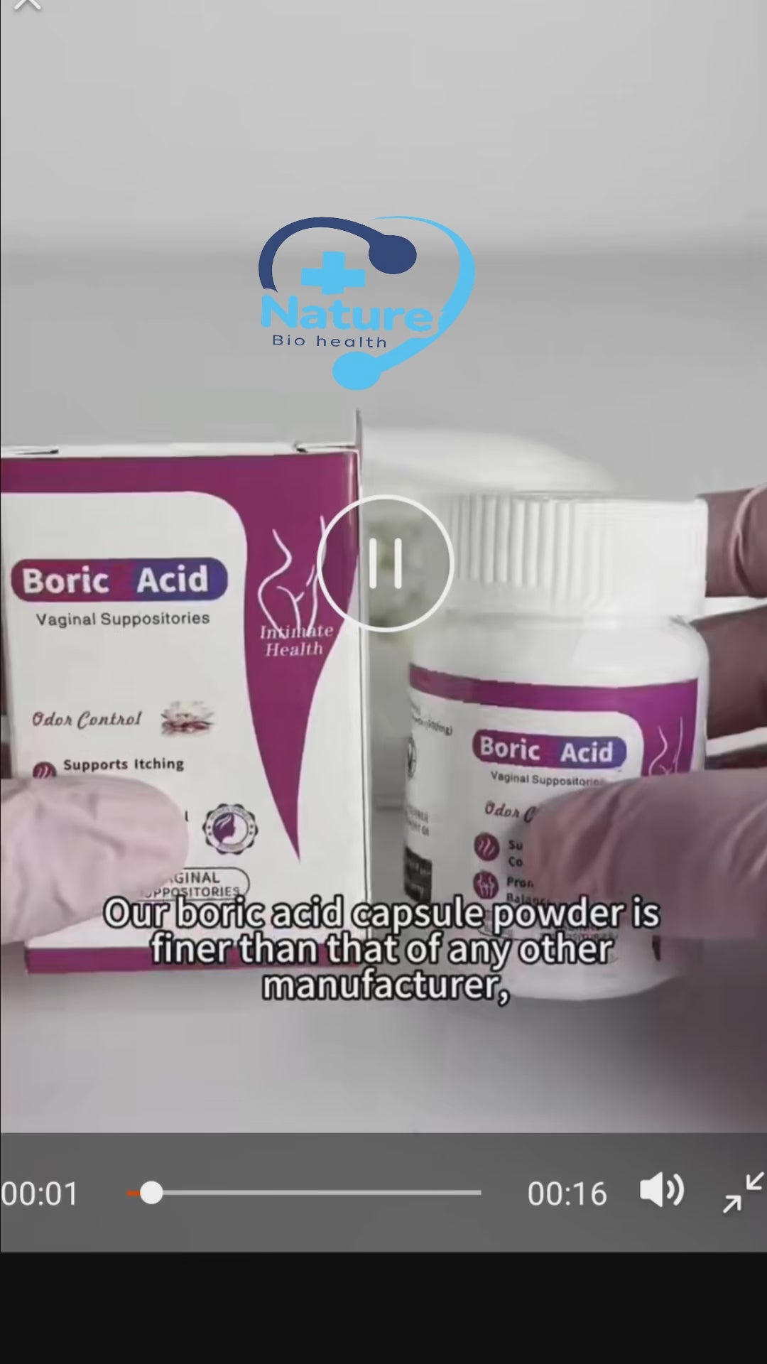 ACIDE BORIQUE – OVULES VAGINAUX